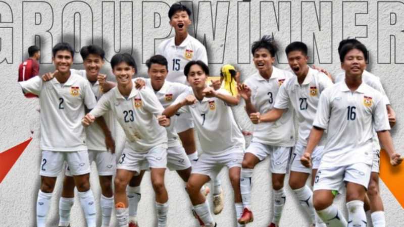 U19 Lào đang thi đấu thăng hoa tại U19 Đông Nam Á 2022