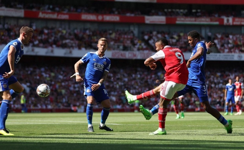 Arsenal vừa đại thắng Leicester City