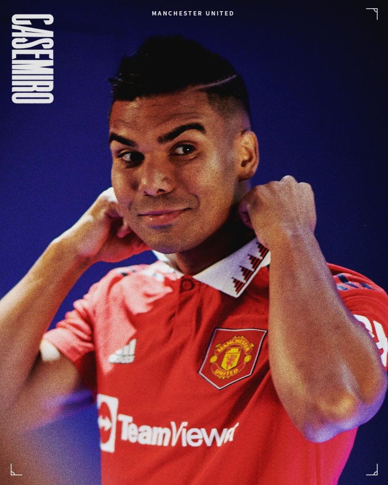 Casemiro khoác áo Manchester United