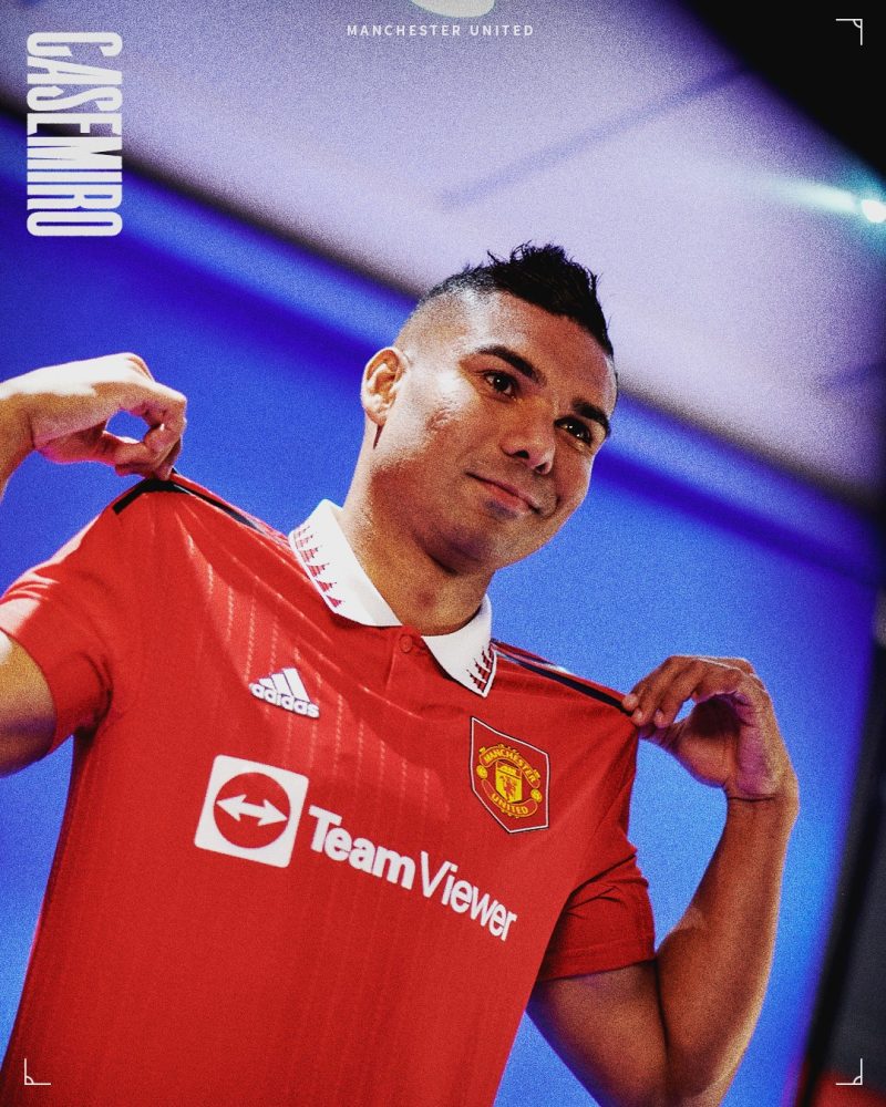 Casemiro khoác áo Manchester United