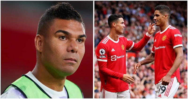 Casemiro tái ngộ Raphael Varane và Cristiano Ronaldo