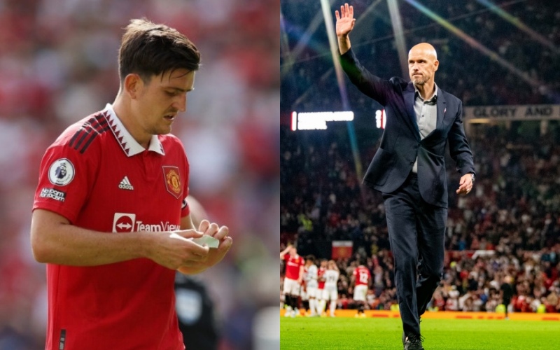 Harry Maguire đang mất dần chỗ đứng trong sơ đồ đội hình mà HLV Erik ten Hag xây dựng cho Manchester United