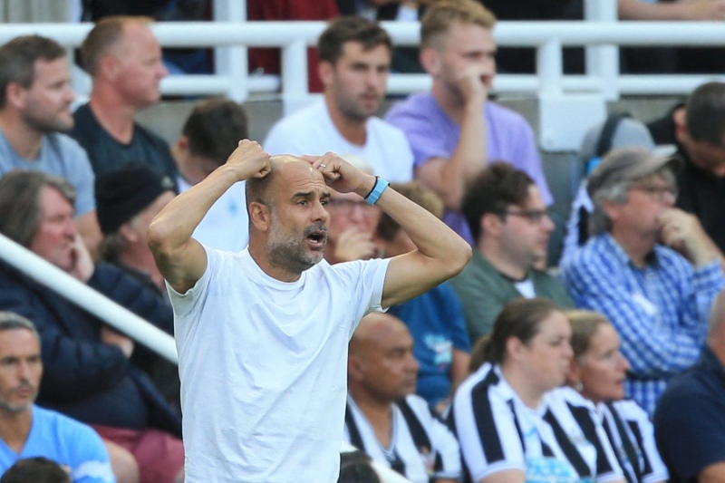 HLV Pep Guardiola tỏ ra đôi chút thất vọng với lối chơi của Manchester City ở trận đấu với Newcastle United