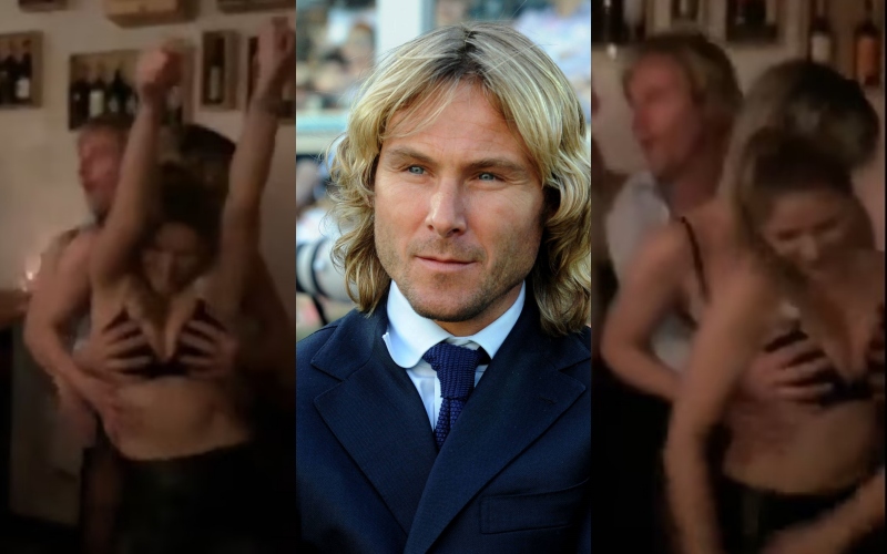 Pavel Nedved còn đụng chạm vòng 1 của một cô gái