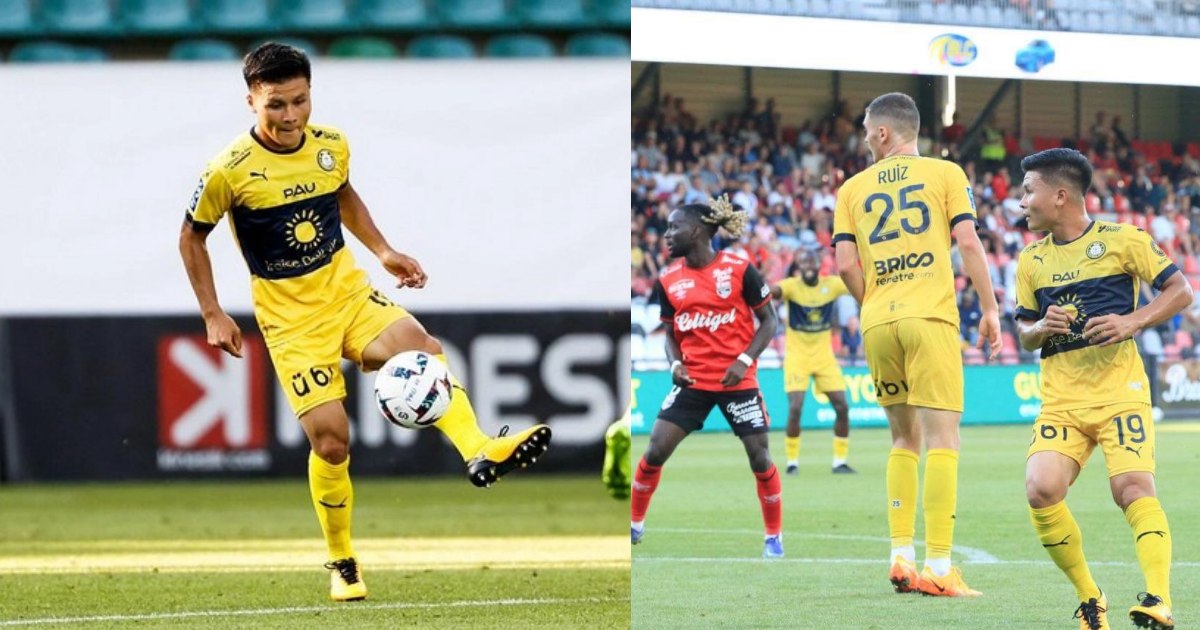 Quang Hải cùng Pau FC nhận tin vui trước thềm vòng 4 Ligue 2 2022/23