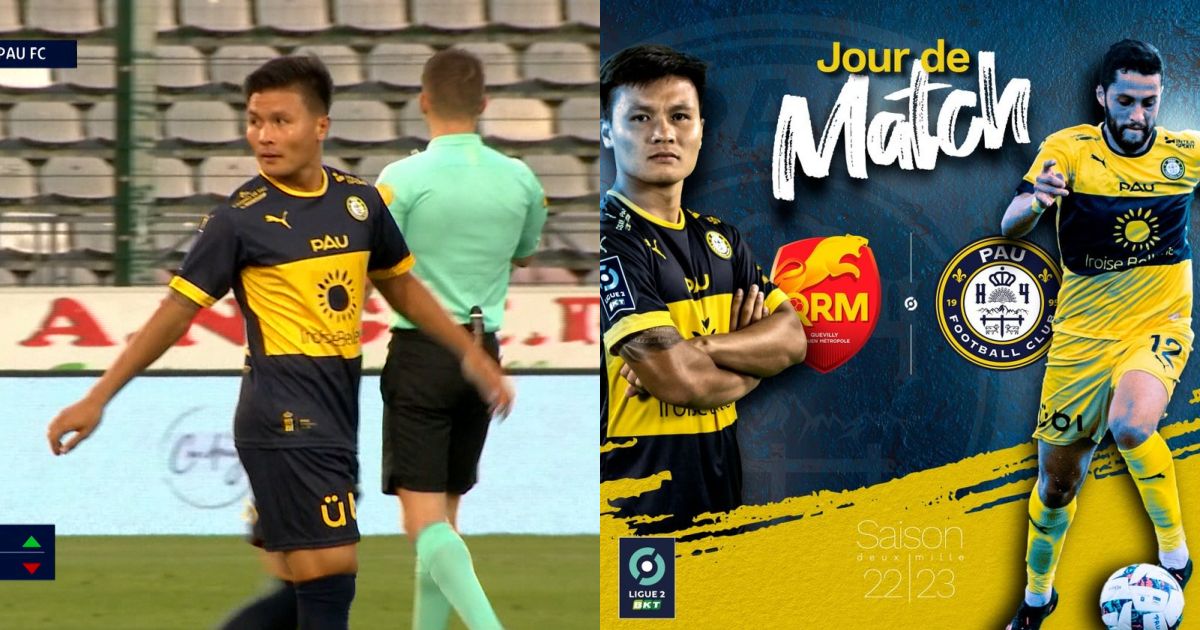Quang Hải và Pau FC tiếp tục bại trận ở vòng 5 Ligue 2 2022/23