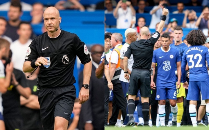 Trọng tài chính trận Chelsea gặp Tottenham Hotspur - Anthony Taylor không nhận phán quyết nào từ FA