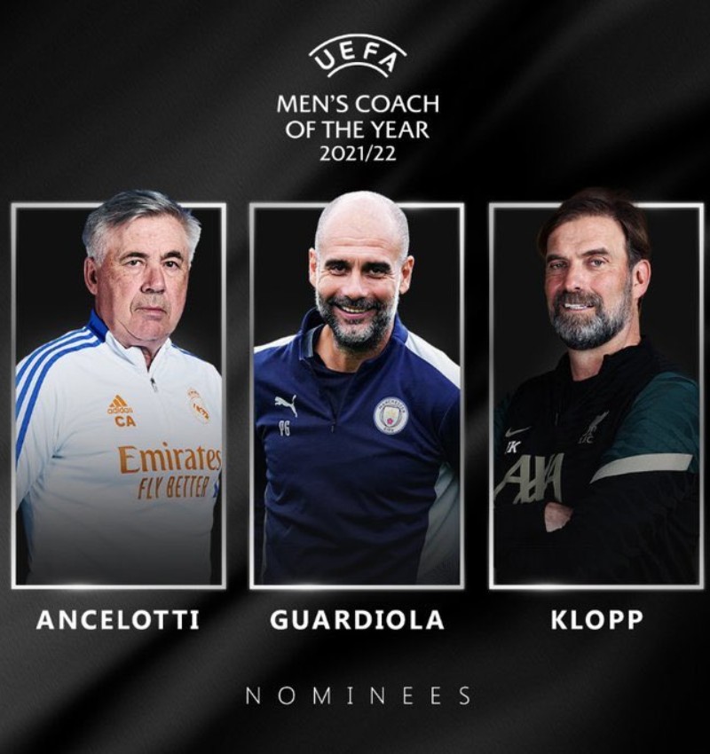 UEFA công bố 3 đề cử giải cầu thủ xuất sắc nhất