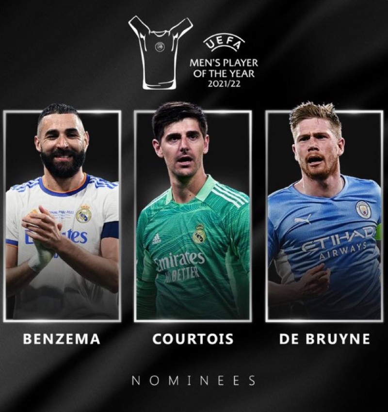 UEFA công bố 3 đề cử giải cầu thủ xuất sắc nhất