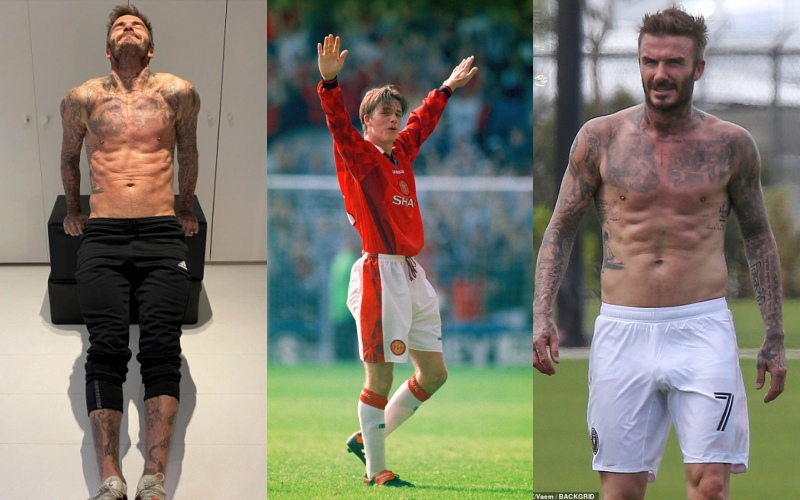 Vẻ đẹp nam tính và phong độ của David Beckham