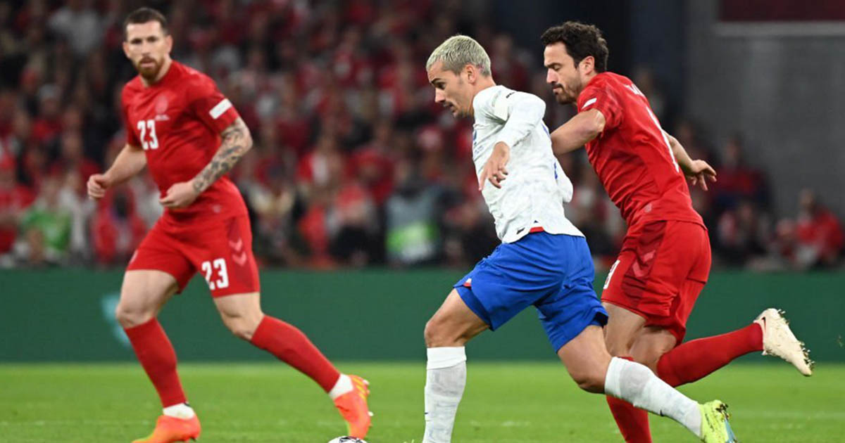 Kết quả Đan Mạch vs Pháp - Les Blues thua đầy muối mặt