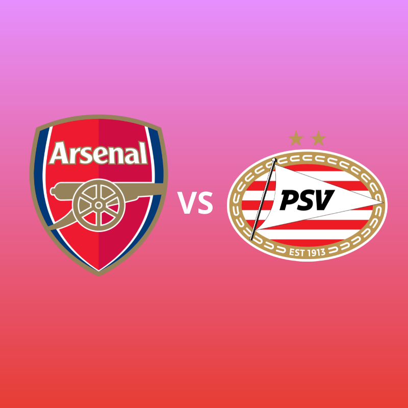 Trận Arsenal vs PSV sẽ đá vào ngày 20/10