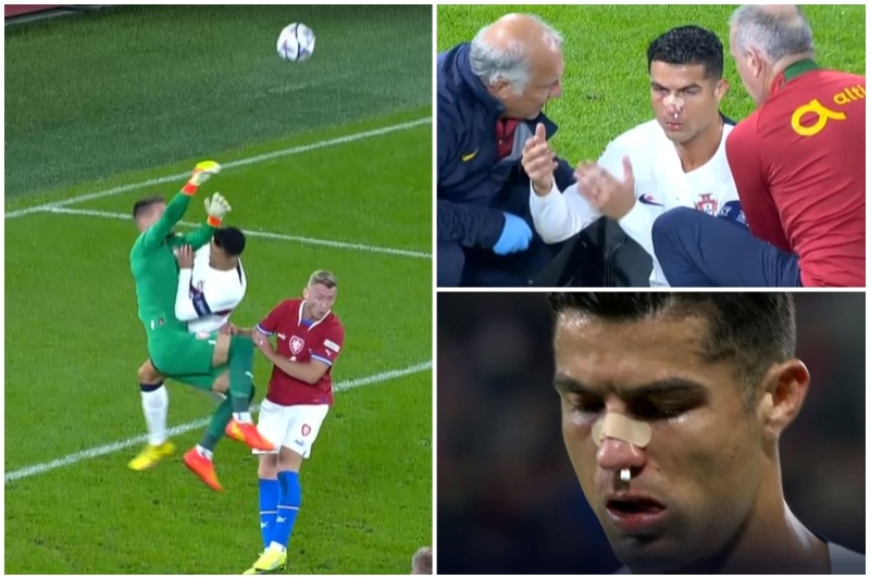 Cristiano Ronaldo đứng trước nguy cơ vắng mặt ở trận đối đầu Tuyển Tây Ban Nha