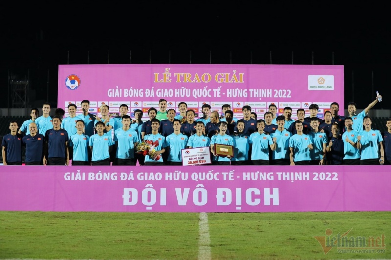 Giải đấu giao hữu thành công của đội tuyển Việt Nam (Ảnh: Vietnamnet)
