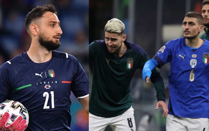 Gianluigi Donnarumma, Jorginho và Marco Verratti sẽ làm khán giả tại World Cup 2022