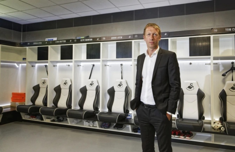 Graham Potter từng có thời gian dẫn dắt Swansea City