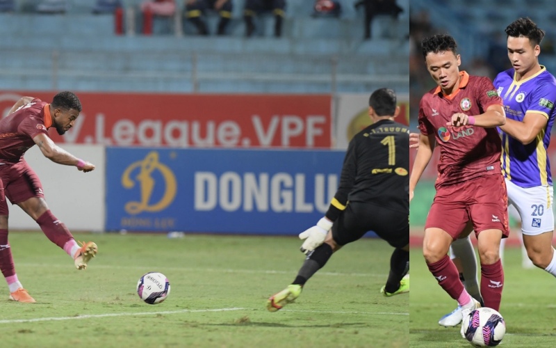 Hà Nội FC thua thảm trước TopenLand Bình Định ngay tại sân nhà Hàng Đẫy