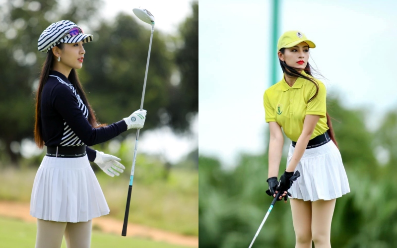 Lê Thanh Tú chỉ mới tập luyện golf cách đây chưa lâu