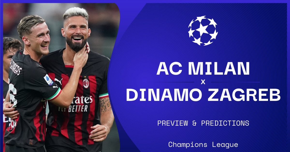 Link trực tiếp Milan vs Dinamo Zagreb 23h45 ngày 14/9