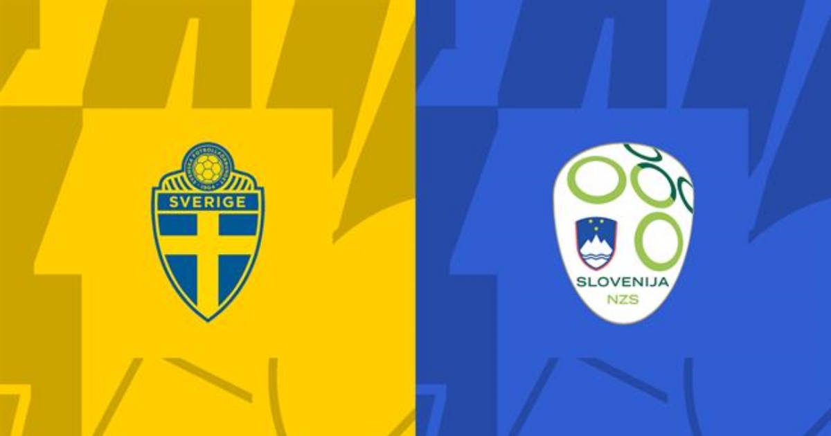 Link trực tiếp Thụy Điển vs Slovenia 1h45 ngày 28/9