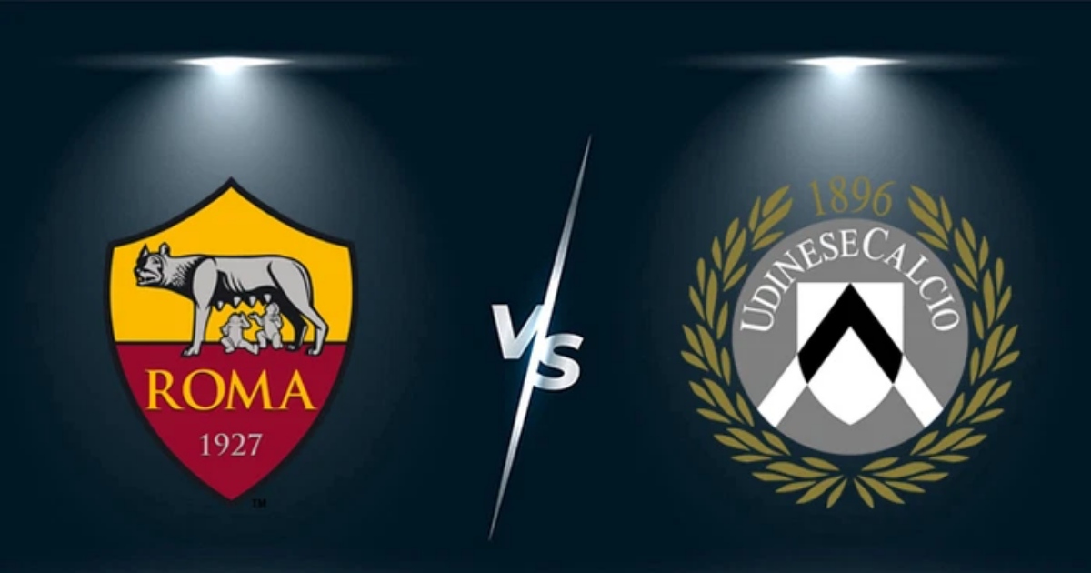 Link trực tiếp Udinese vs Roma 1h45 ngày 5/9