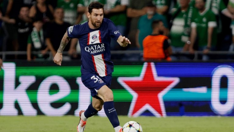 Lionel Messi ghi bàn cân bằng tỷ số cho Paris Saint-Germain trước Maccabi Haifa