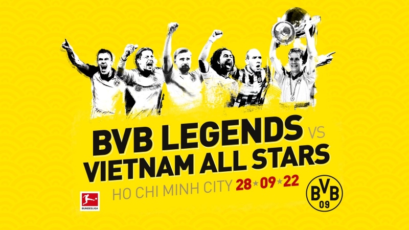 Một cuộc đấu đầy ý nghĩa của Vietnam All Stars và huyền thoại Borussia Dortmund