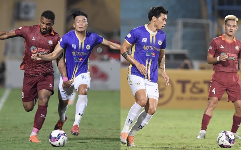 Nguyễn Thành Chung và Đoàn Văn Hậu cũng có những tình huống xấu chơi tại V-League 2022