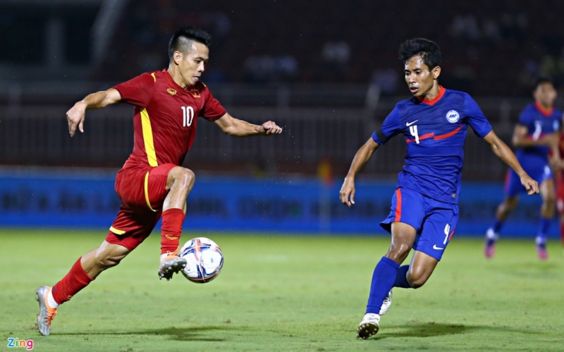 Nguyễn Văn Quyết hạnh phúc khi ghi bàn tái xuất đội tuyển Việt Nam