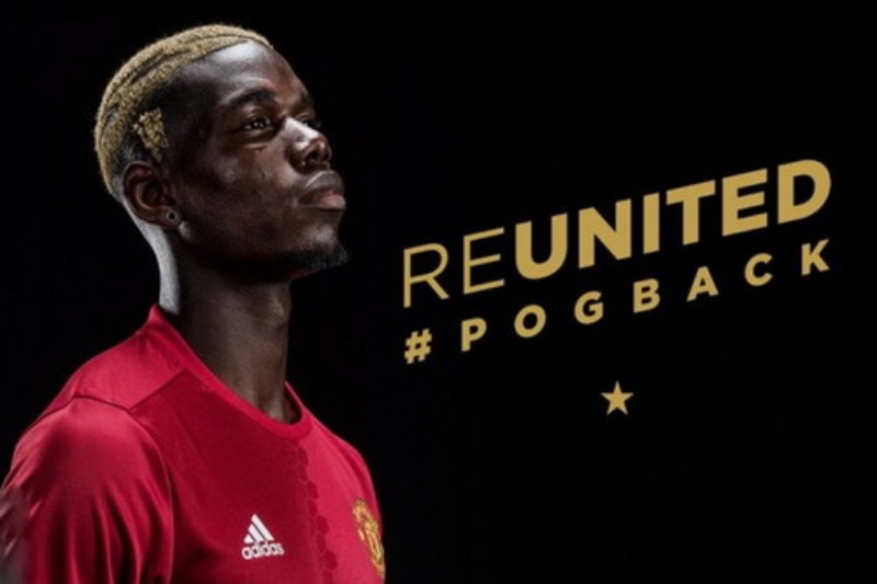 Paul Pogba tái hợp Manchester United với giá kỷ lục 89 triệu bảng