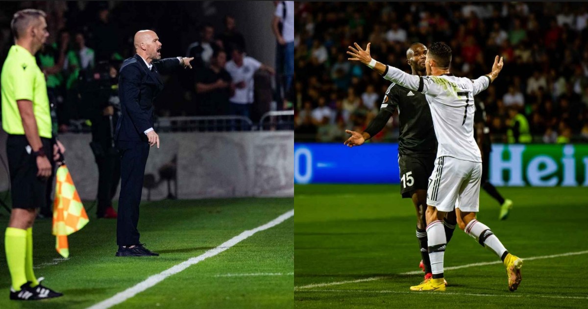 Ronaldo lập công lần đầu mùa này ở trận FC Sheriff, Erik ten Hag phấn khích tột độ