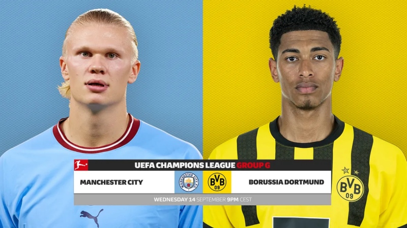 Trận cầu đinh giưa Manchester City vs Borussia Dortmund 