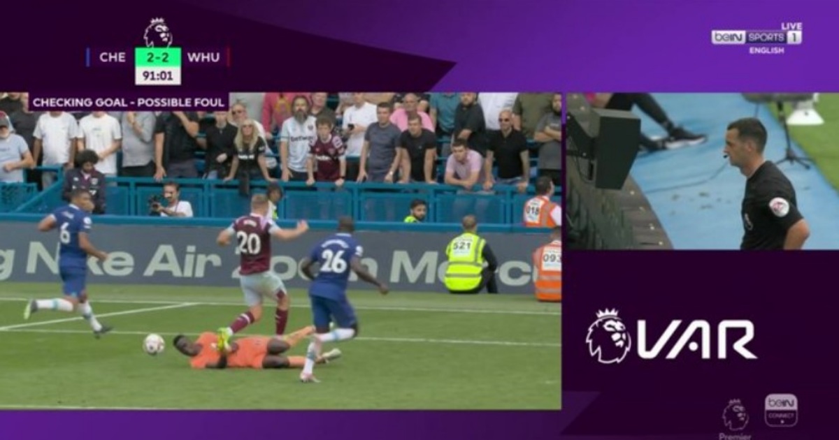 VAR hiển linh giúp Chelsea thoát hiểm trước West Ham United ở phút cuối - Báo mới