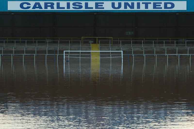 Các sân vận động ở Anh có thể bị ngập nước trong 30 năm nữa