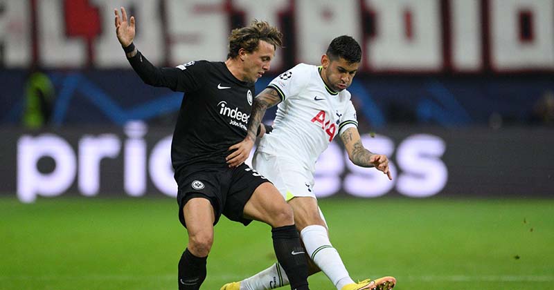 Kết quả Eintracht Frankfurt vs Tottenham Hotspur - Gà Trống bế tắc toàn tập