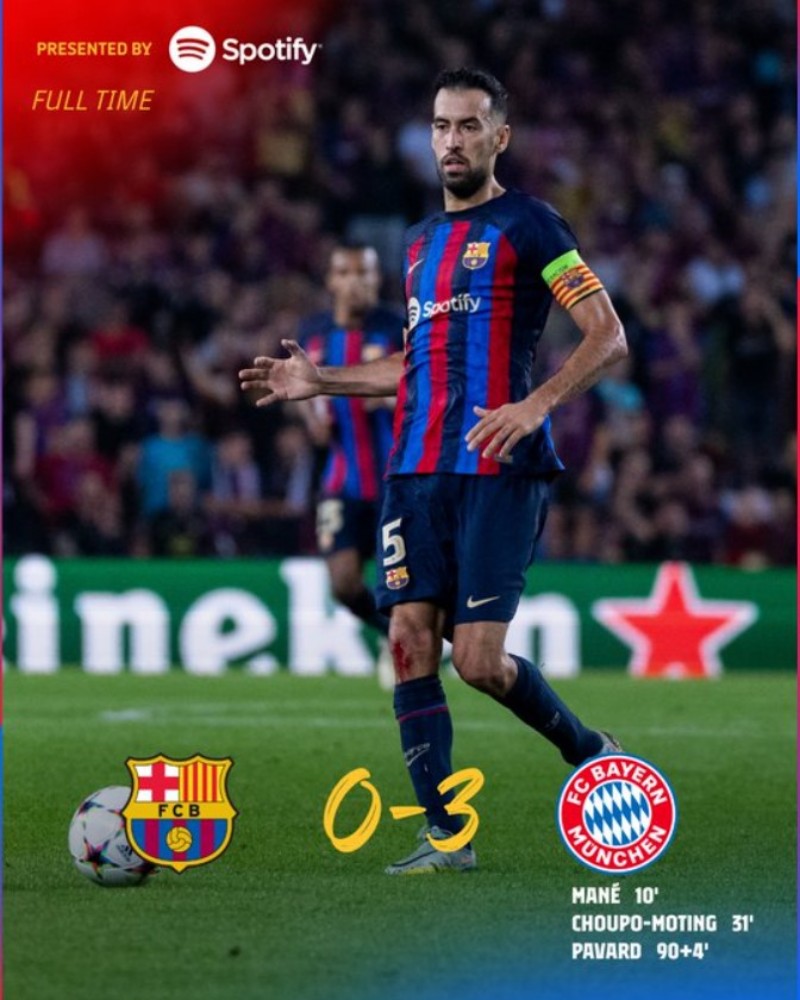 Barcelona thua thảm trước Bayern Munich