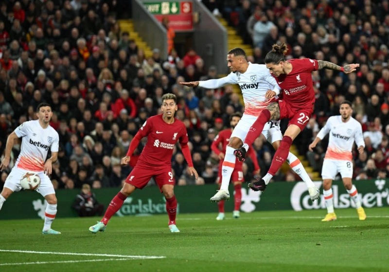 Darwin Nunez ghi bàn duy nhất đem về thắng lợi cho Liverpool trước West Ham United