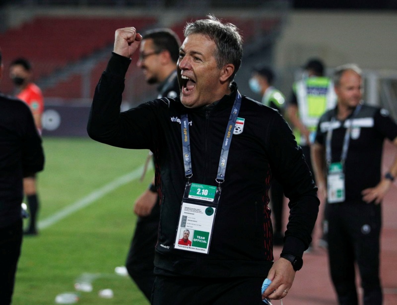 HLV Dragan Skočić đã giúp Iran giành vé tham dự World Cup 2022