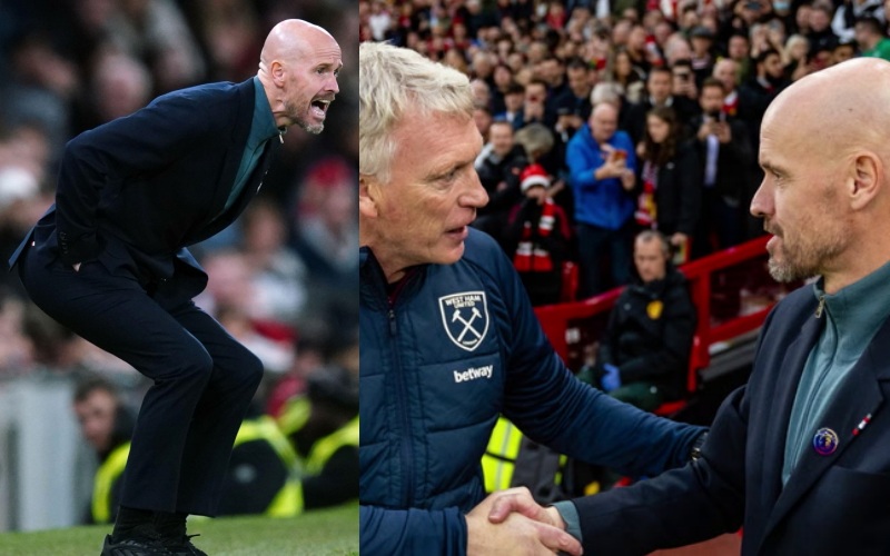 HLV Erik ten Hag hài lòng với chiến thắng trước West Ham United