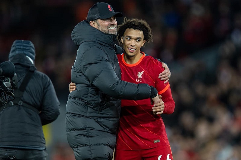 Jurgen Klopp cũng dành những lời khen cho Arnold