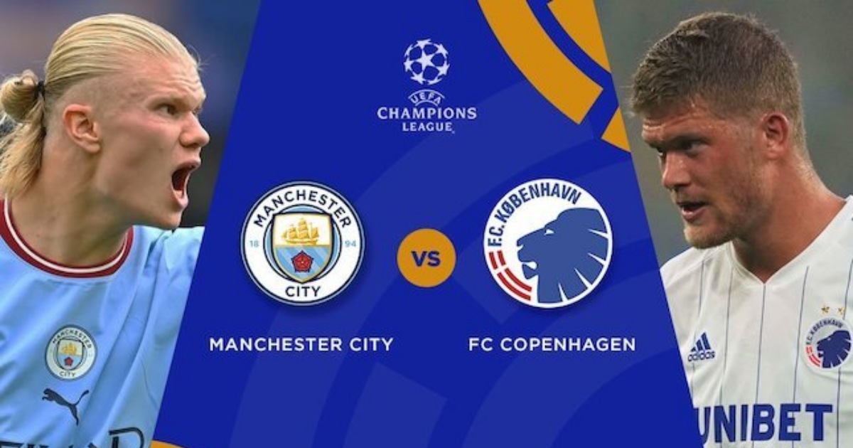Kết quả Manchester City vs FC Copenhagen, 2h ngày 6/10