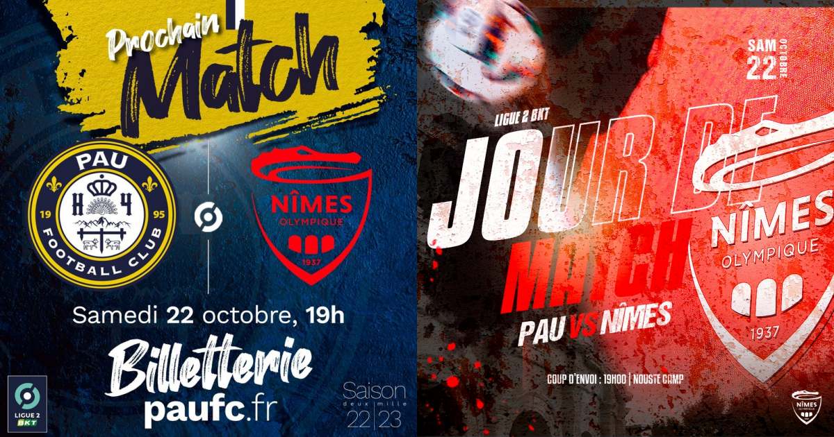 Kết quả Pau FC vs Nîmes Olympique, 0h ngày 23/10