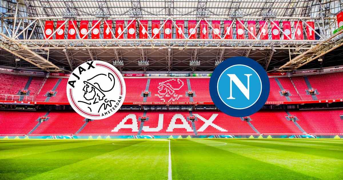 Link trực tiếp Ajax vs Napoli 2h ngày 5/10