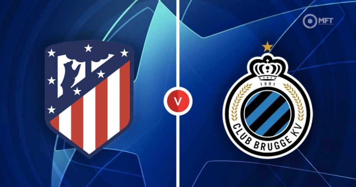 Link trực tiếp Atletico Madrid vs Club Brugge 23h45 ngày 12/10