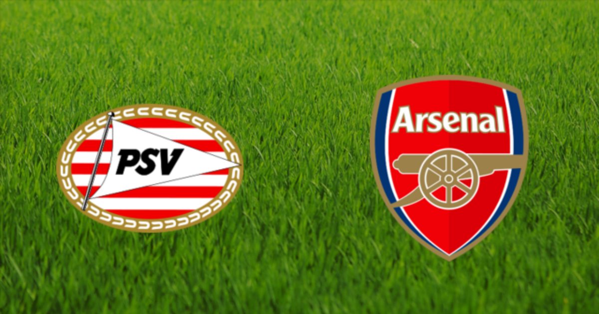 Link trực tiếp PSV Eindhoven vs Arsenal 23h45 ngày 27/10