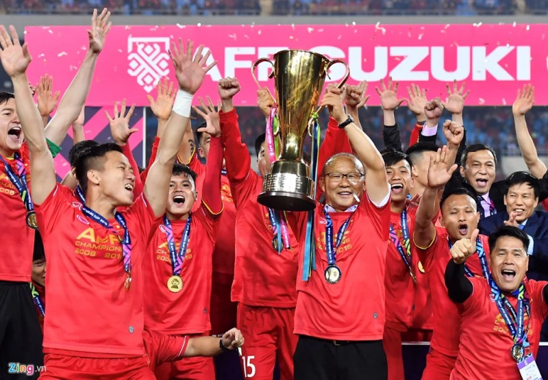 HLV Park Hang-seo và vinh quang vô địch AFF Suzuki Cup 2018 (Ảnh: Zing)