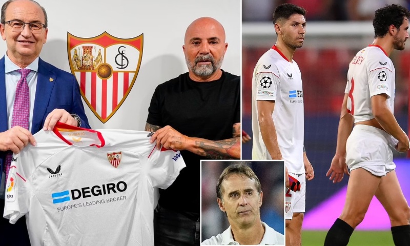 Sevilla vừa bổ nhiệm HLV Jorge Sampaoli thay cho Julen Lopetegui