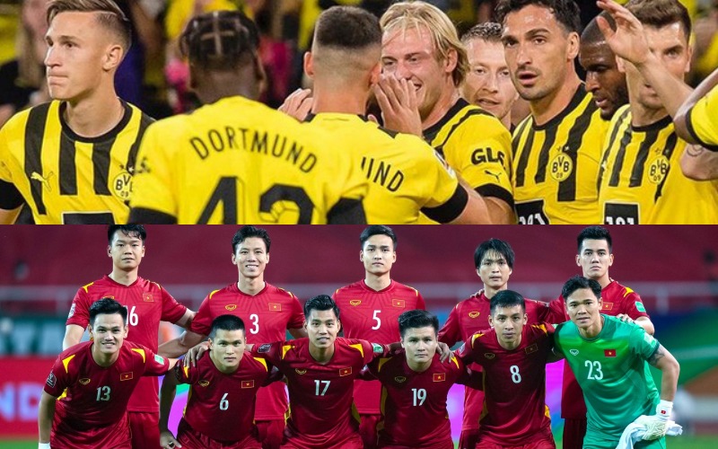 Trận cầu đáng chờ đợi giữa Borussia Dortmund gặp tuyển Việt Nam vào 19h ngày 30/11/2022 trên sân Mỹ Đình