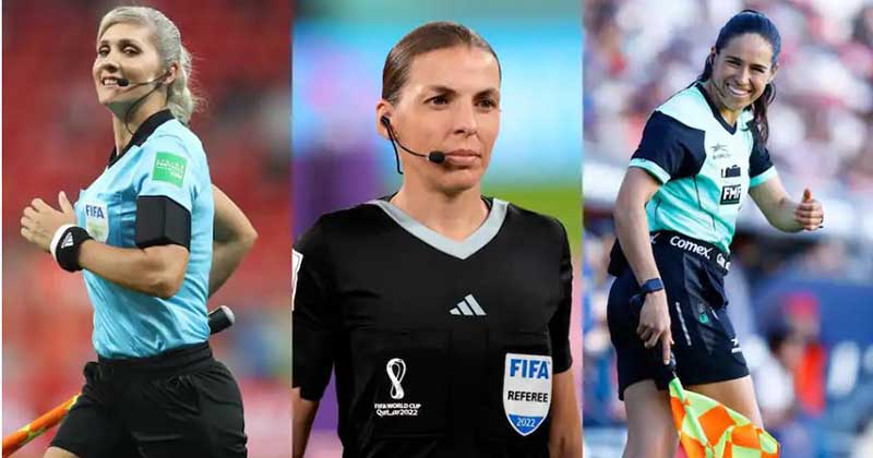 Tổ trọng tài nữ bắt chính đầu tiên trong lịch sử World Cup