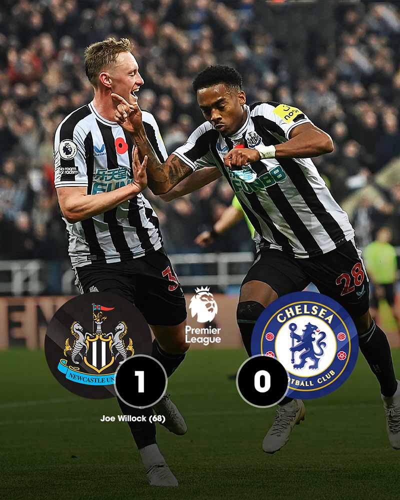 Kết quả Newcastle United vs Chelsea - Chích Chòe tiếp tục giữ chuỗi trận bất bại